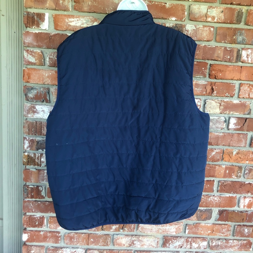 Chaps navy puffer vest size XL - Picture 7 of 9